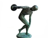 Discus Thrower in Bronze Greek Discobolus - GreekMythos