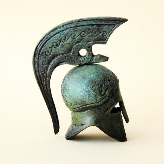 Bronze Helmet with Serpent Crest - Ancient Greek Corinthian