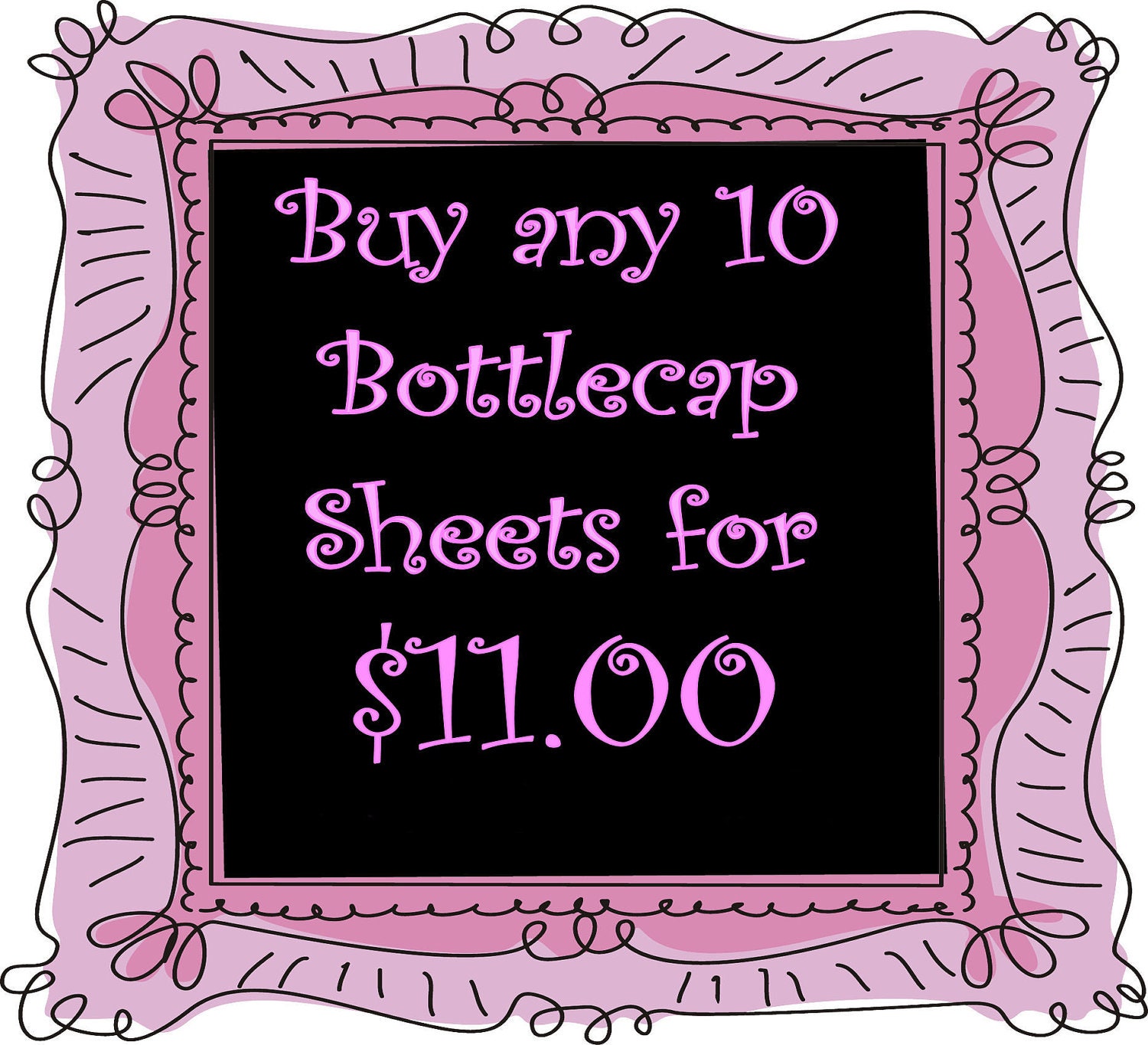 SALE Buy Any  10 Image Sheets  for 11 dollars