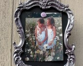 CHALKBOARD- Baroque Style Magnetic Chalk Board-Kitchen, Wedding Table Numbers- Office - great gift Idea