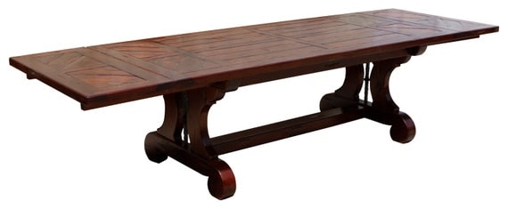 Santa Barbara Extension Trestle Dining Table