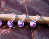 Pink Beaded Stitch Markers
