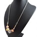 Uterine Cancer Ribbon Necklace / Bracelet combo
