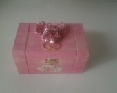 My Sweet Rose Ring Bearer Box Wedding Ring Decoupage Ring Box