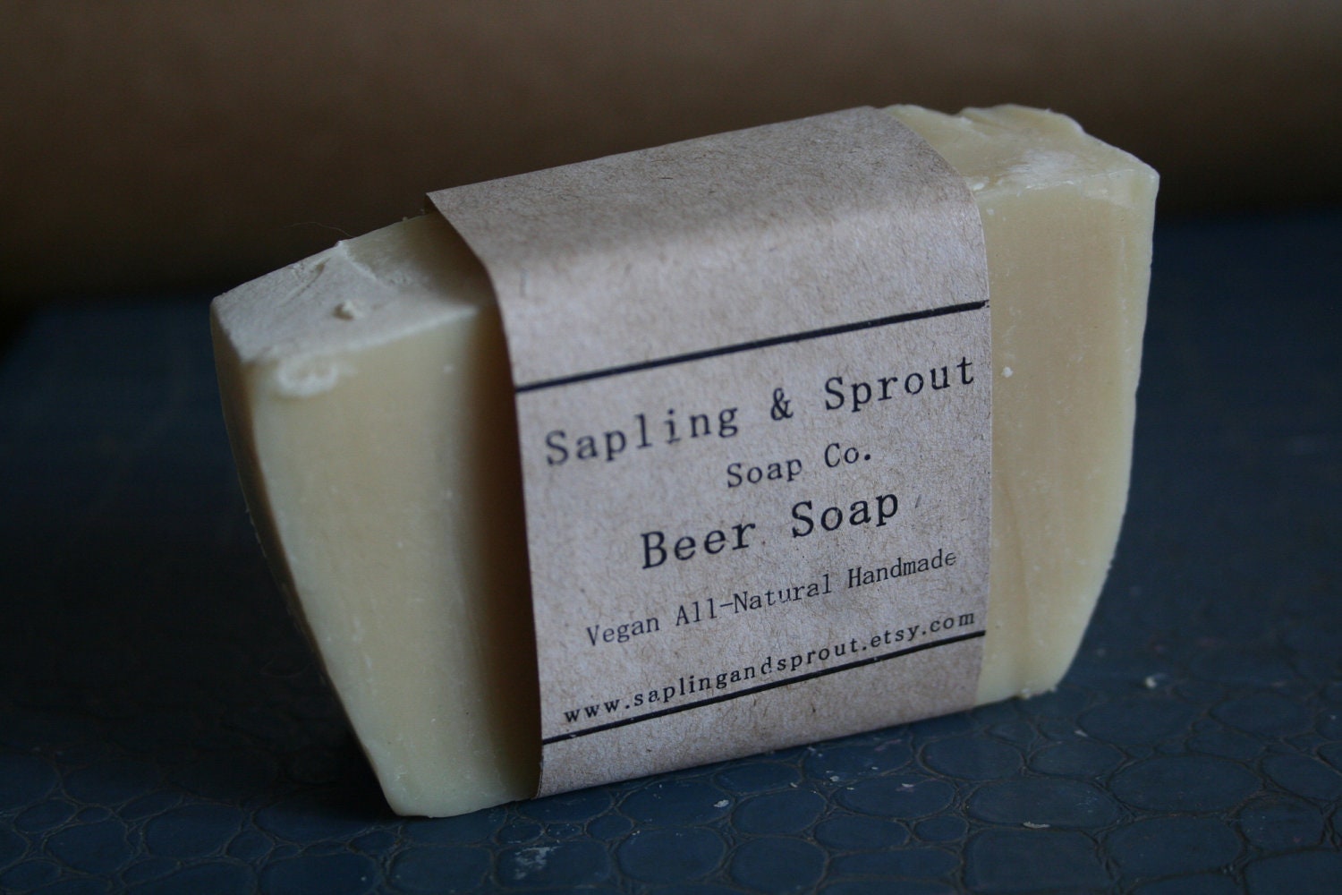 Beer Vegan Soap, All Natural, handmade from scratch, cold process soap