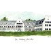 Penn State Nittany Lion Inn - Digital Print 5 x 7 State College PSU Campus Alumni Pennsylvania University