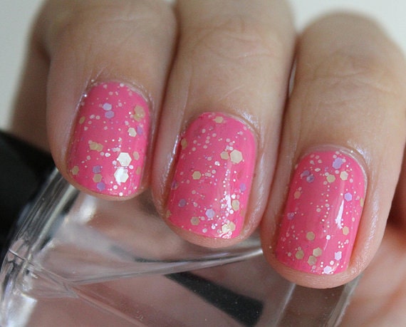 Glitter polish - Secret Garden (without hearts)