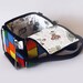 Felt Rubiks Cube Multicolor Bag