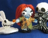 Nightmare Before Christmas Jack Skellington Sally Zero Crochet Amigurumi Doll