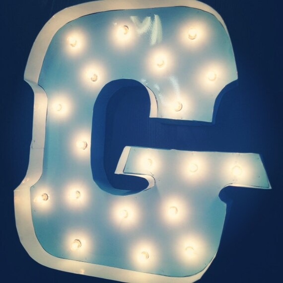 Marquee letter light fixture marquee light fixture metal 24" tall letter for one letter
