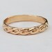 14K Yellow Gold Fill Braided Band- Your Size