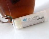 Earl Grey lip butter, natural vegan gluten-free lip balm, black tea and bergamot flavor