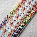 crayon ammo belt for kids -- blue floral