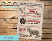 Hangover Inspired Theme Birthday Invitation