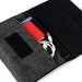 iPad Sleeve / iPad Case / iPad Cover / iPad Organizer - Dark Gray & Black - Weird.Old.Snail