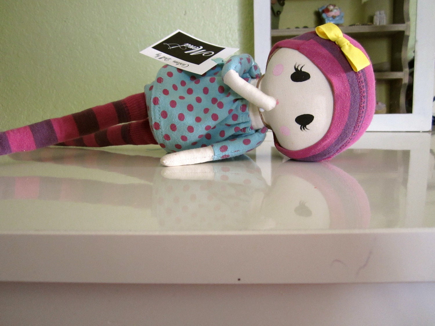 Todd's n' Socks Cloth doll by Mend by Ruby Grace Made to order