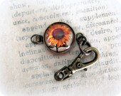 Sunflower Clasp, Closure, with Swivel Clasp
