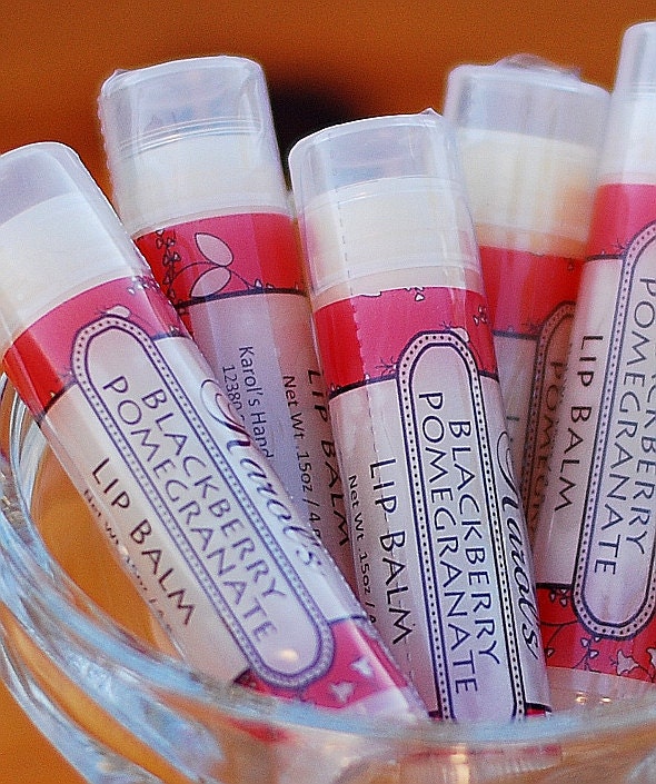 Lip Balm - BLACKBERRY POMEGRANATE - Moisturizing lip balm