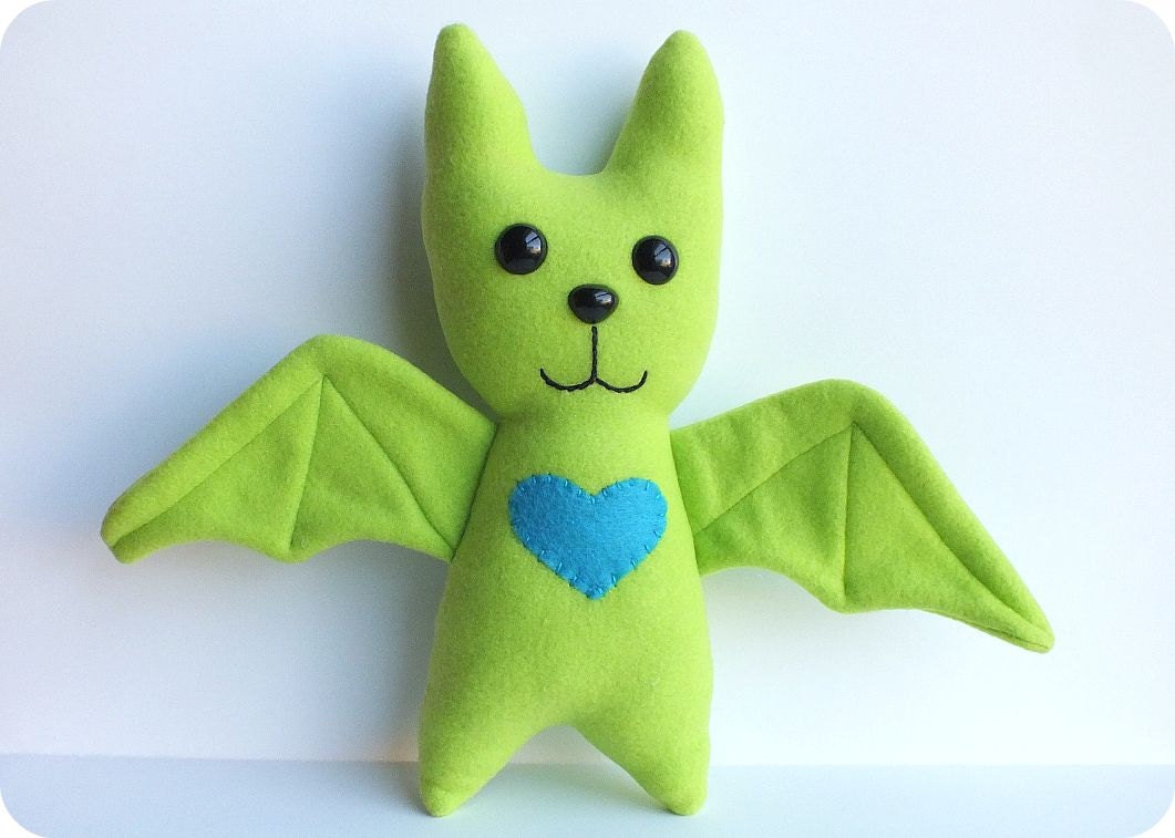 Green Bat Plush