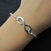 antique silver karma bracelet,Infinity Wish Bracelet Adjustable Bracelet metal chain bracelet 1098S