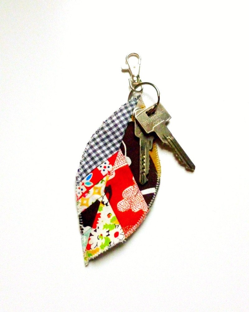 Scrappy leaf key fob