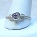 sterling ring size 8 with small ruby