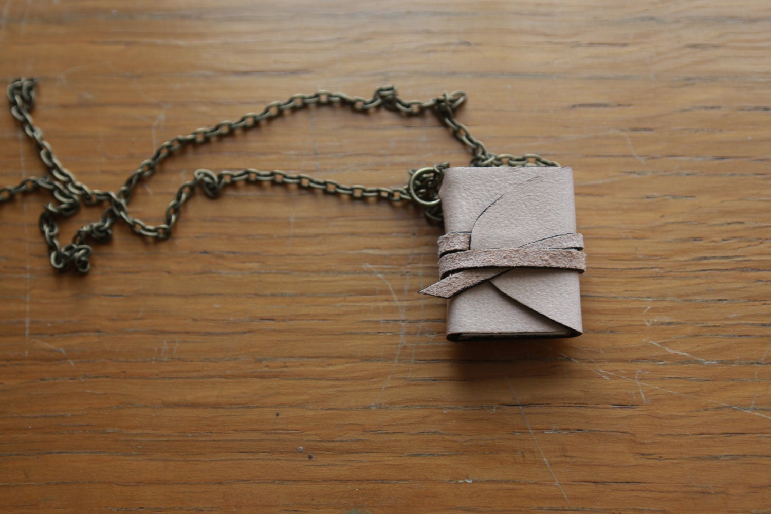 Unique Mini book necklace with poem - It May Not Always Be So, And I Say
