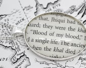 Game of Thrones 'Blood Of My Blood' Book Page Necklace