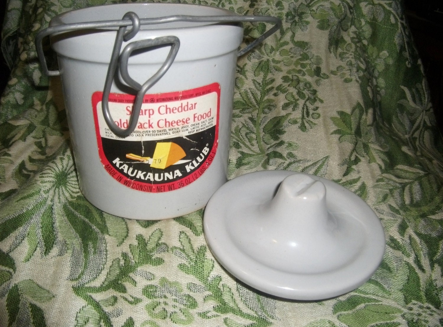 Vintage Kaukauna Club Stoneware Crock Only 7 USD