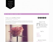 Premade Self Hosted WordPress Theme: Color Me Plum