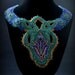 The Sultana's Necklace- Bead Embroidered Statement Necklace