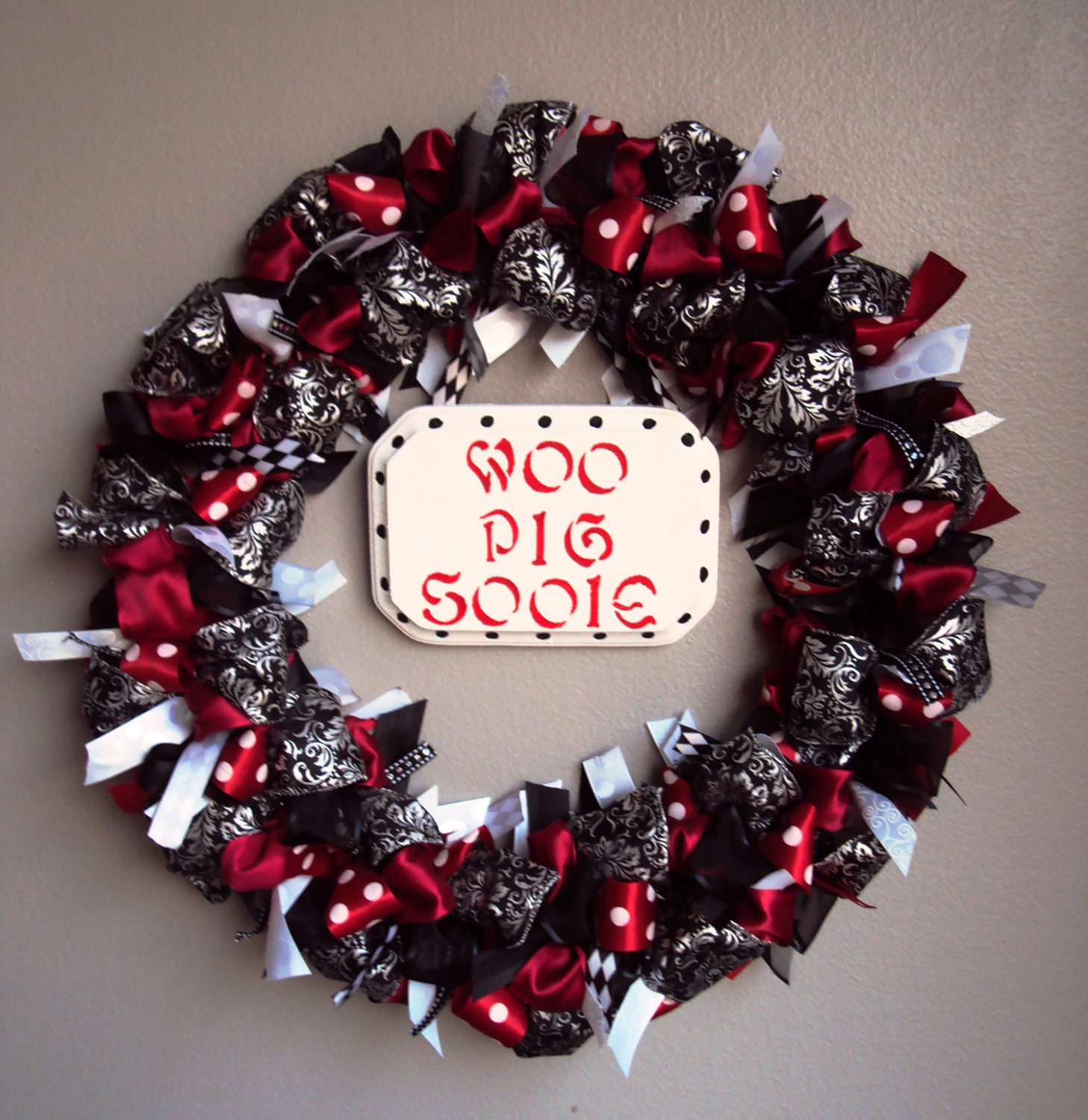 Razorback Ribbon Wreath