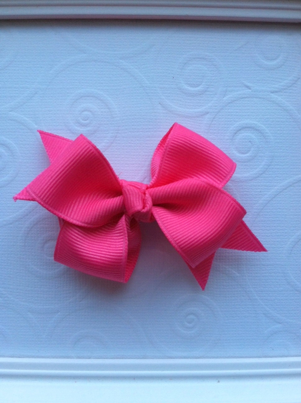 Hot Pink Classic Hair Bow