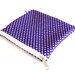 Zippered Snack Bag Waterproof Lining BPA FREE Purple Dots Print 6 x 6