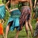 CUSTOM Bamboo pixie skirt asymmetric woodland fairy tie dye psy wear maternity S, M, L