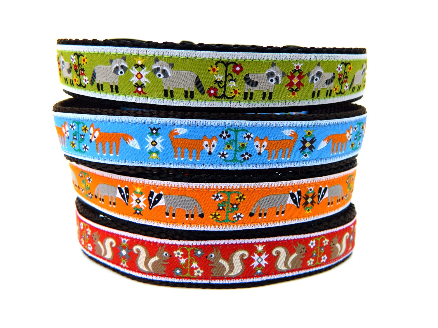Unique Dog Collar 5/8" Fox Dog Collar
