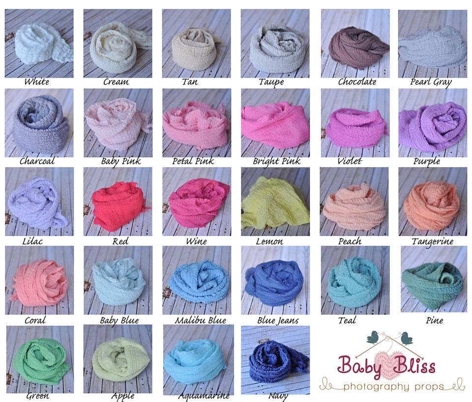 20 Cheesecloth Wraps Newborn/ Maternity Photography Props