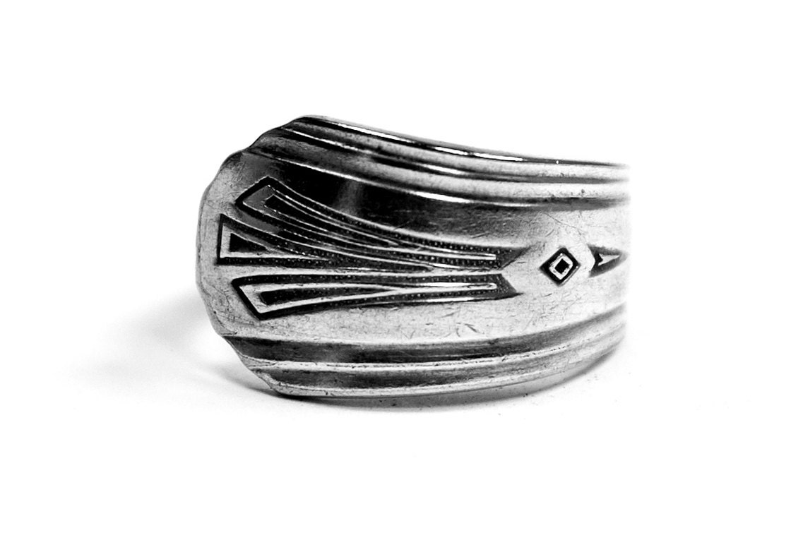 Vintage Silver Spoon Ring