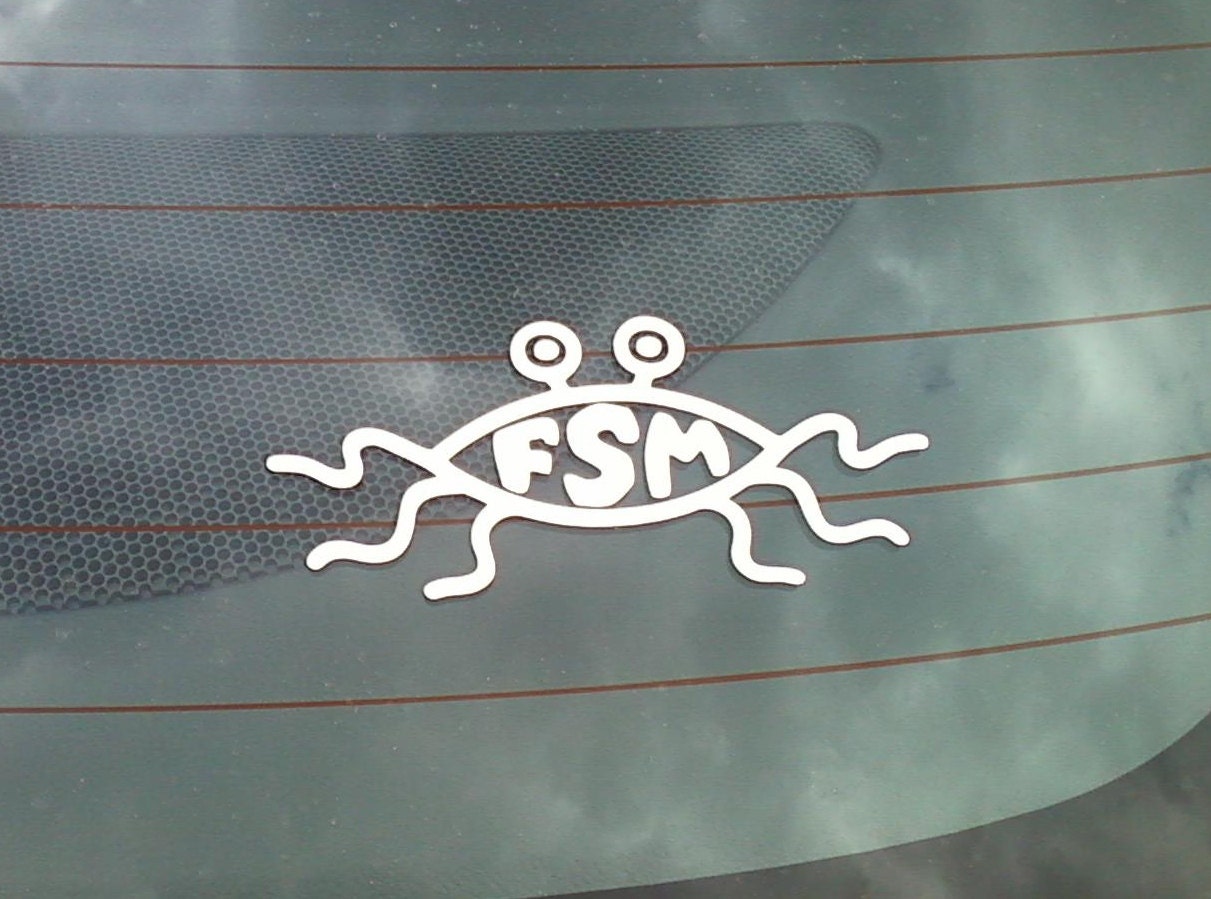 Flying Spaghetti Monster - FSM Decal