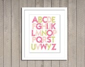 Nursery Alphabet print 8x10