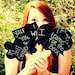 12 Wedding  Photobooth Photo Prop Chalkboards - Set of 12 -Includes Two Chalk Markers - Fast Shipping