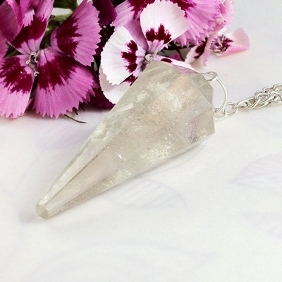 Smokey Quartz Faceted Mount Pendulum - Medium Size