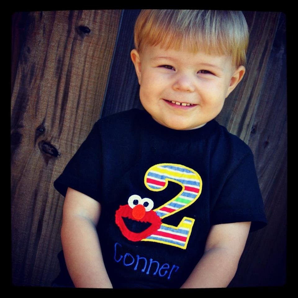 Personalized Elmo Birthday Shirt