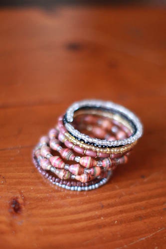Kenyan Clay Wrap Bracelet - Support Adoption