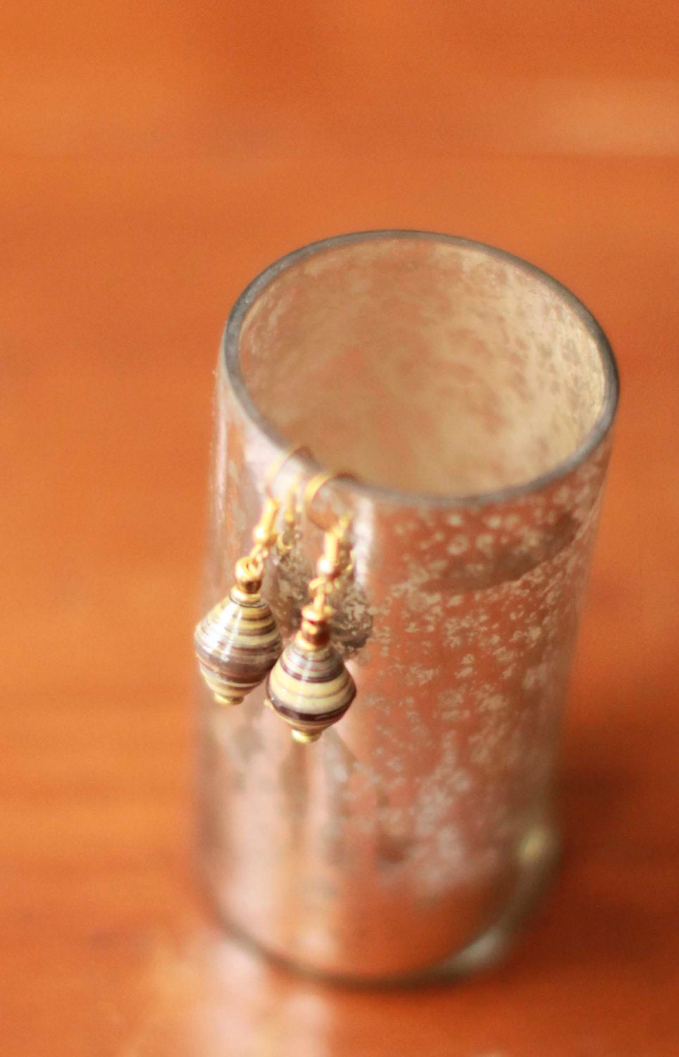 Anything but Neutral Earrings - Paper Beads for Adoptive Families