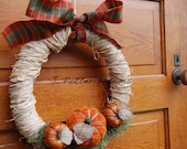 Fall Wreath Front Door, Front Door Decoration,Holiday Door Wreath, Autumn Wreath, Pumpkins, Pumpkin Thanksgiving Wreath, Thanksgiving Wreat