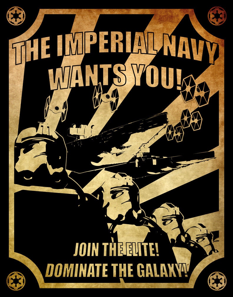 Imperial Navy Recruitment Poster 16x20