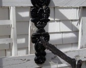 Vintage Plant Hanger Lamp Hanger Black Cast Metal