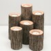 Tree Branch Candle Holders I- Rustic Wood Candle Holders, Tree Slice, Woodland Candle Holders