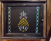 Country Primitive Wall  Cupboard